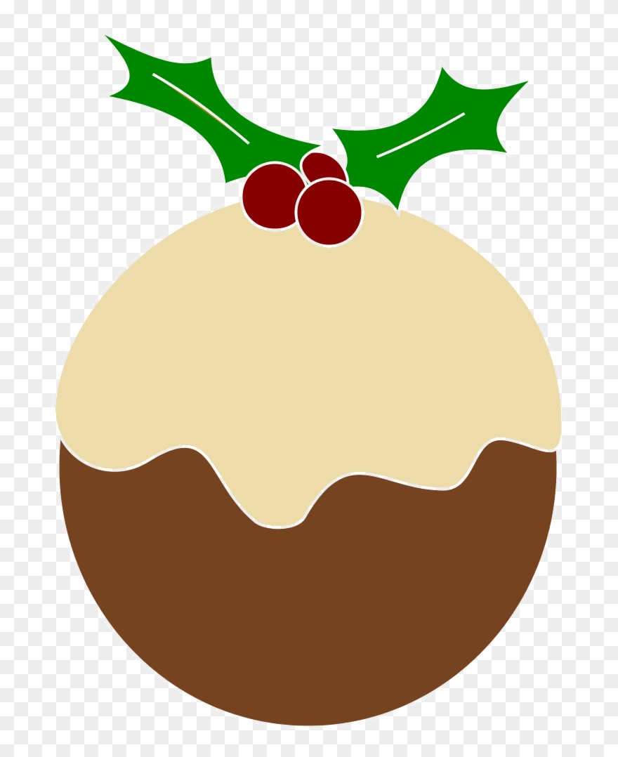Card - Christmas Pudding Png Clipart