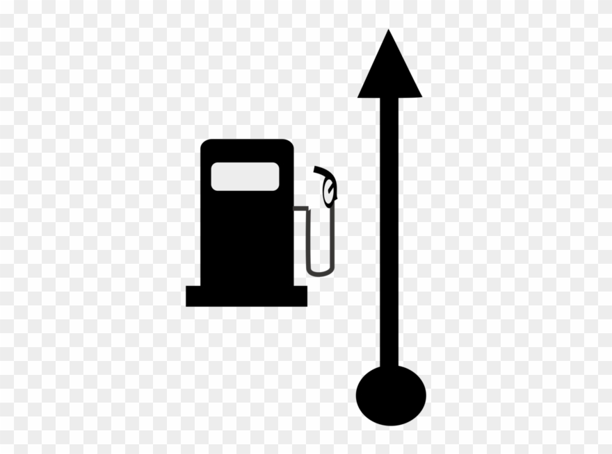 Filling Station Gasoline Fuel Dispenser Pump - Petrol Station Clipart Black And White - Png Download