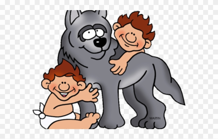 Cartoon Romulus And Remus Clipart