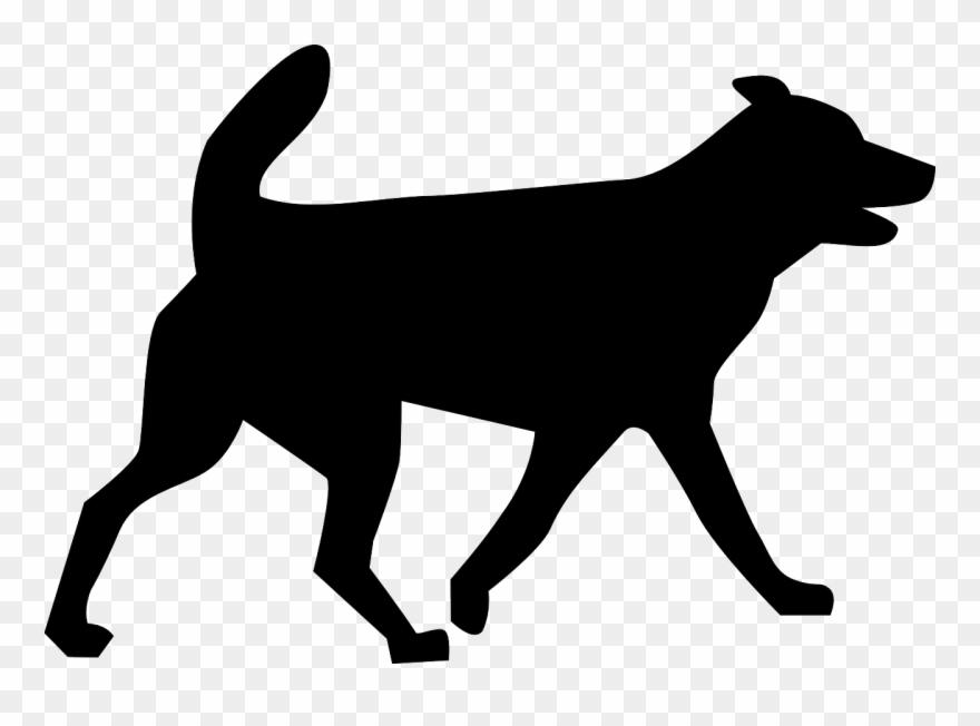 German Shepherd Puppy Dobermann New Guinea Singing - Dog Silhouette Transparent Background Clipart