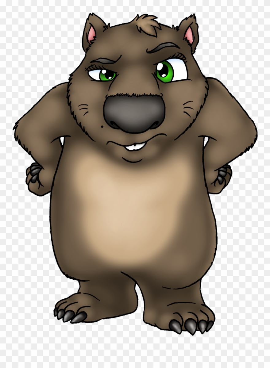Cartoon Wombat Clipart