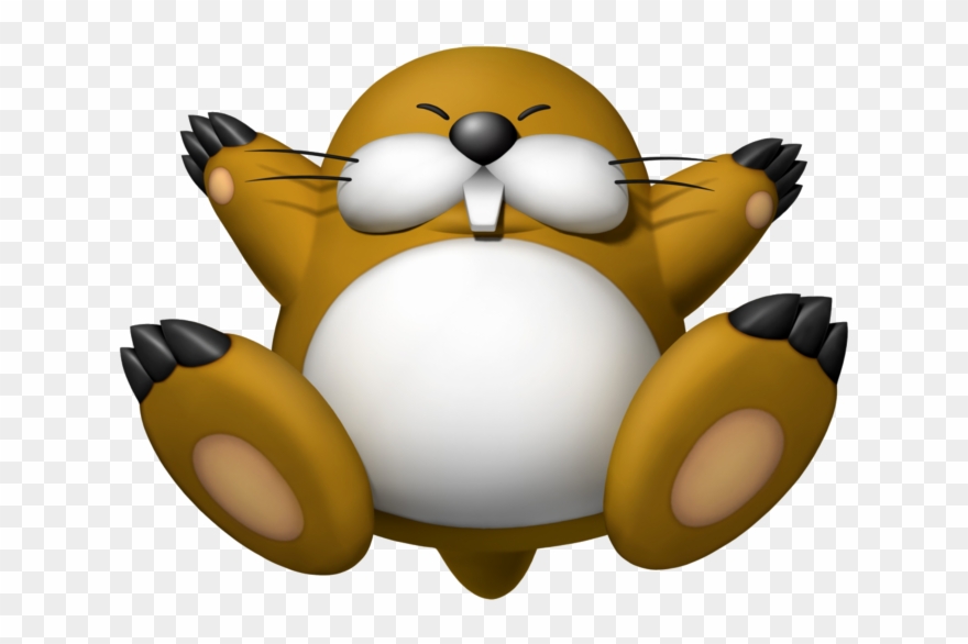 Gopher Clipart Mole - Super Mario Bros Mole - Png Download