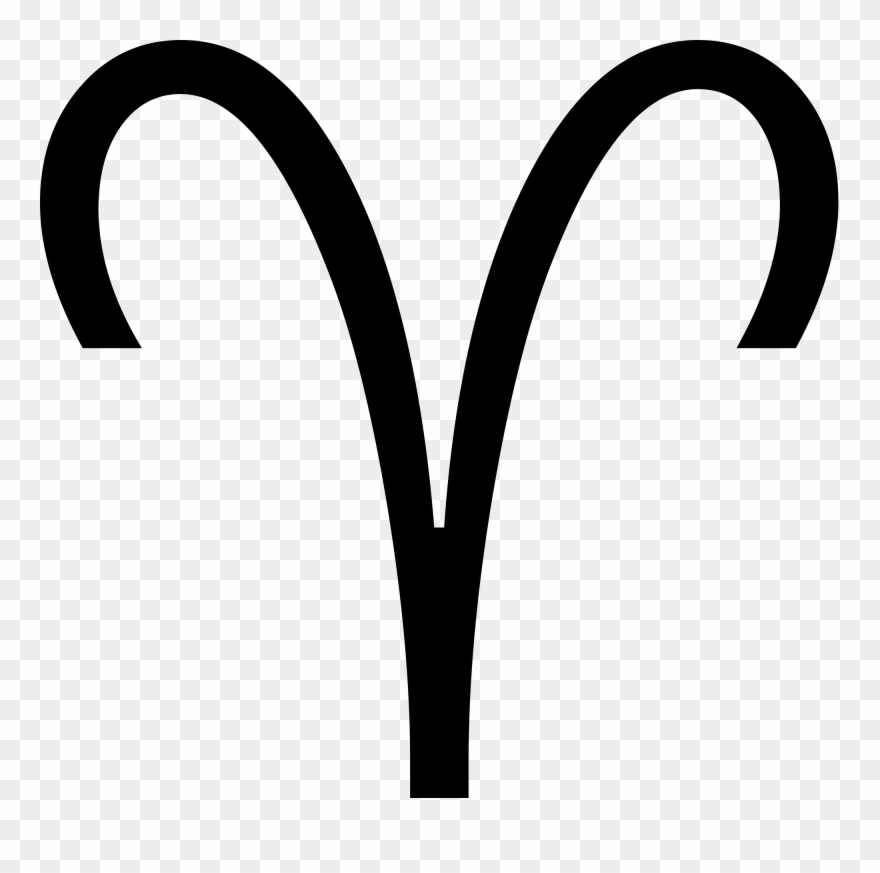 Even If You Don't Buy Into The Whole Zodiac Thing, - Aries Symbol Png Clipart