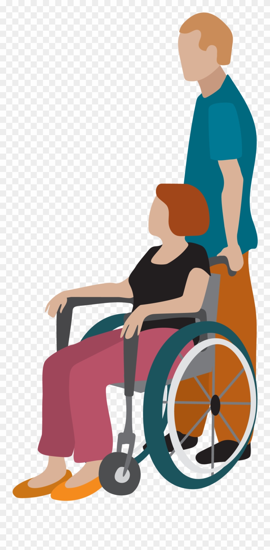 Collection Of Free Disabilities - Vector Graphics Clipart