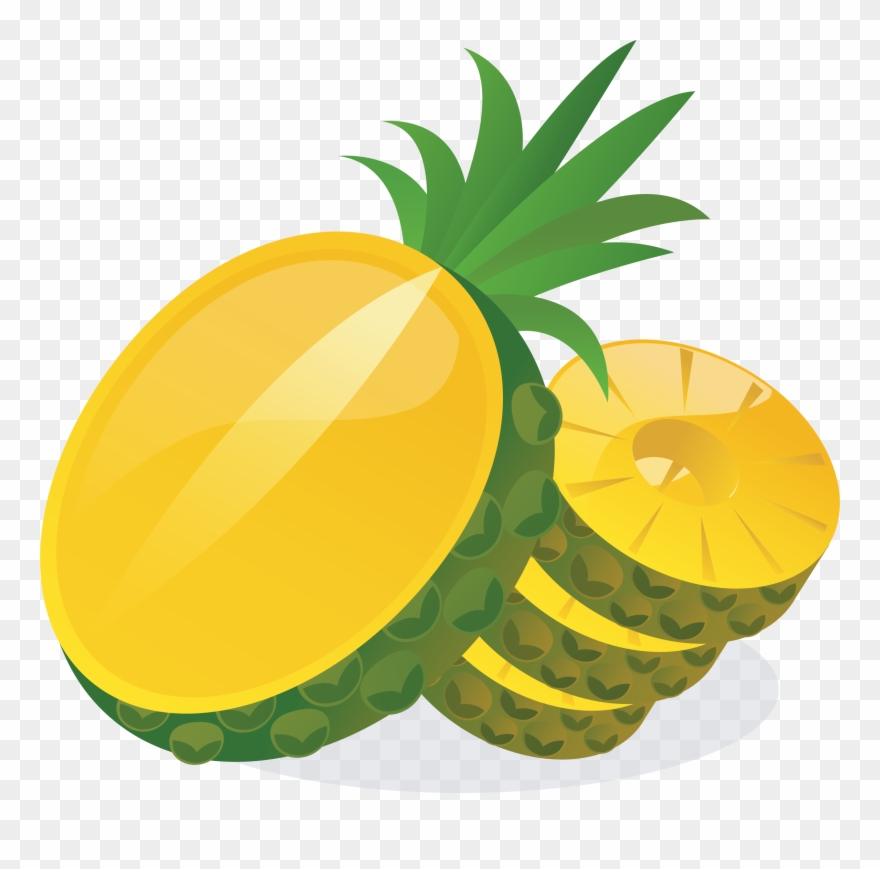 Pineapple - Pineapple Slices Clipart - Png Download