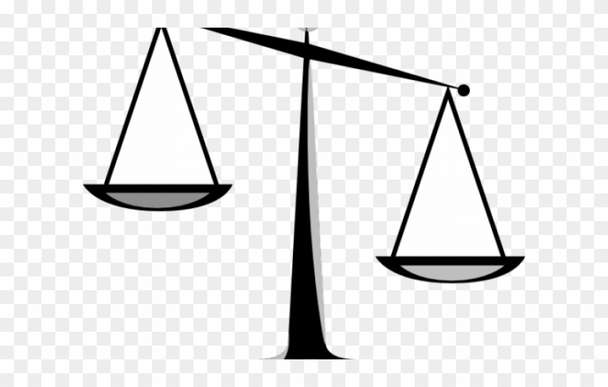 Scale Clipart Imbalance - Weighing Scale Vector Png Transparent Png