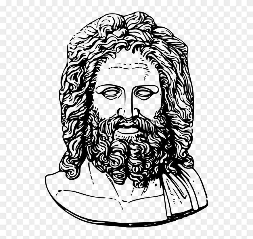 Statue Of Zeus At Olympia Hera Poseidon Greek Mythology - Old Greek Stories - Audiobook Clipart