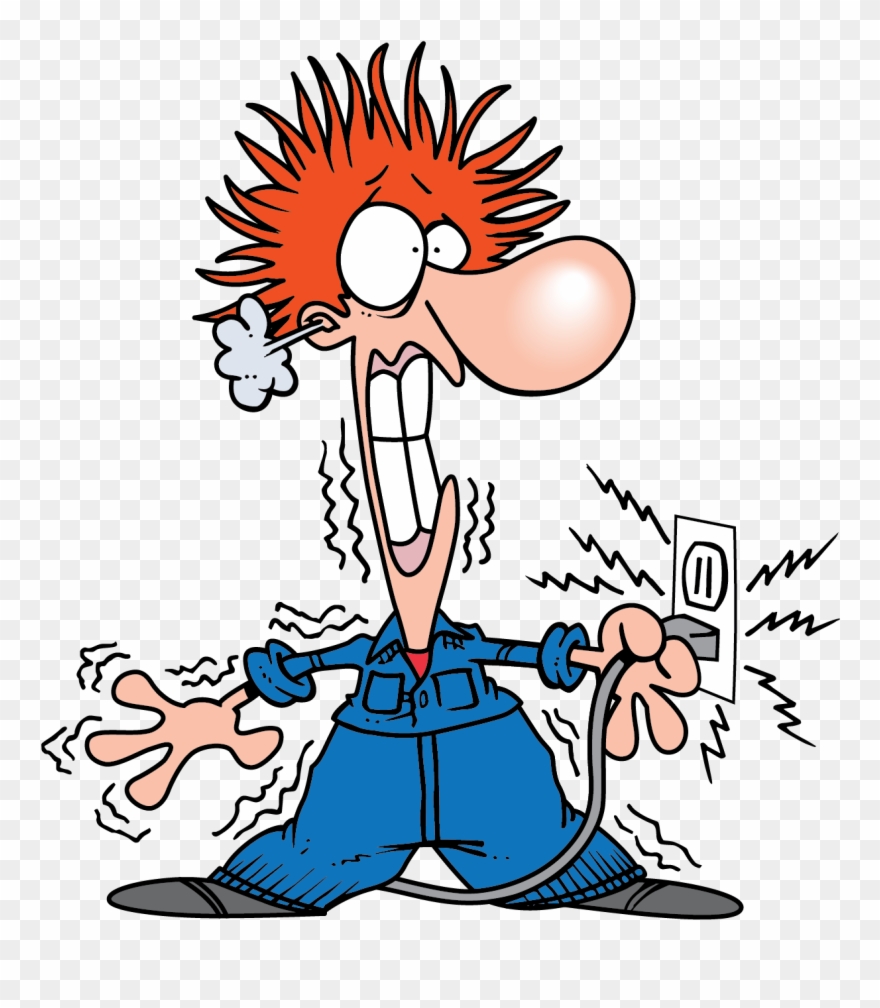 Handyman Clipart Maintenance Guy - Don T Play With Electricity - Png Download