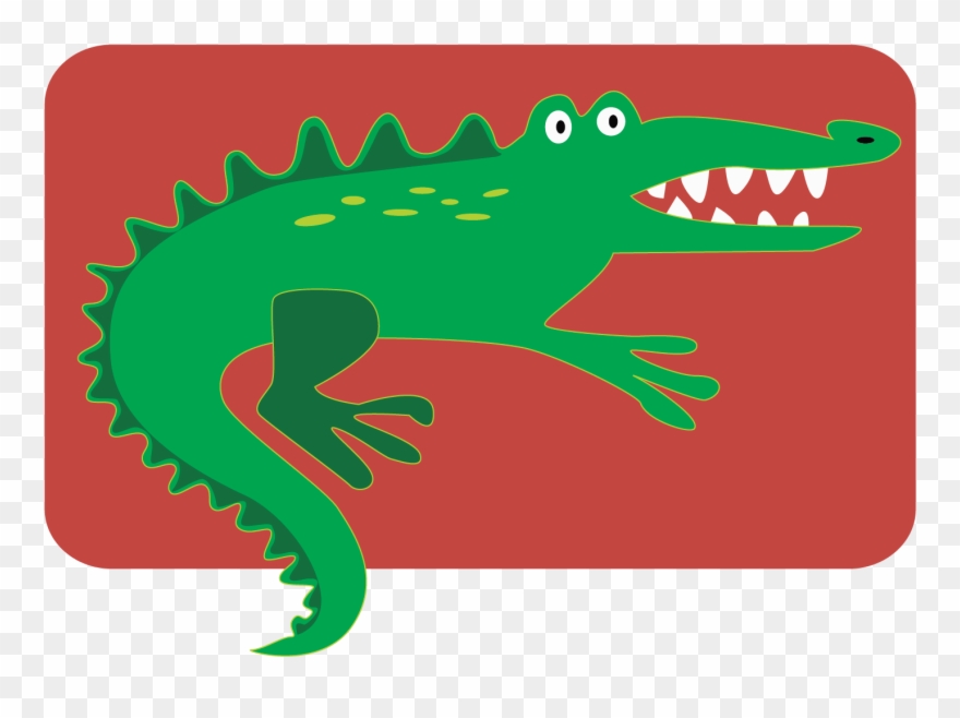 Fun Alligator Vector Clip Art - New Orleans - Png Download
