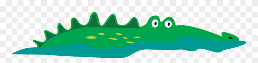 Cute Alligator Vector Clip Art - Clip Art - Png Download