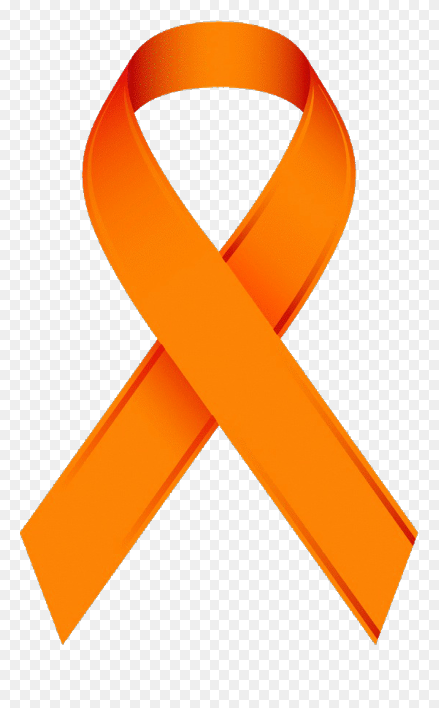 Never Miss A Moment - Orange Ribbon Leukemia Clipart