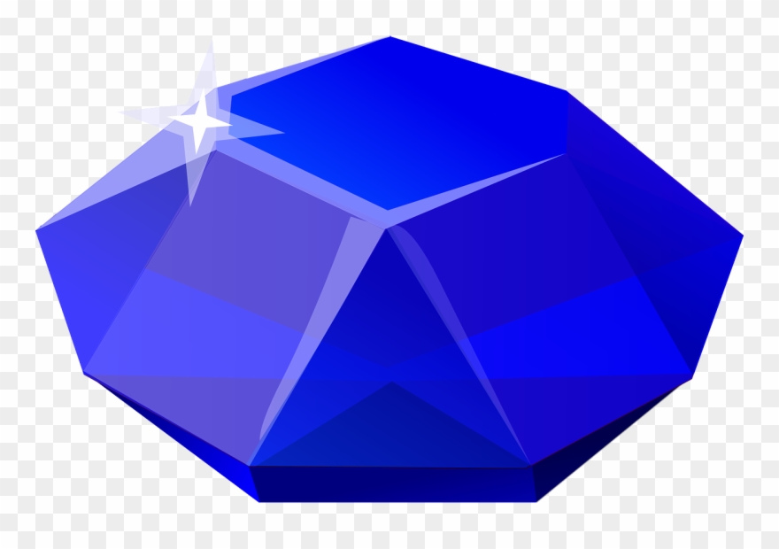 Purple Gem Clipart Clipart Worldartsme - Sapphire - Png Download