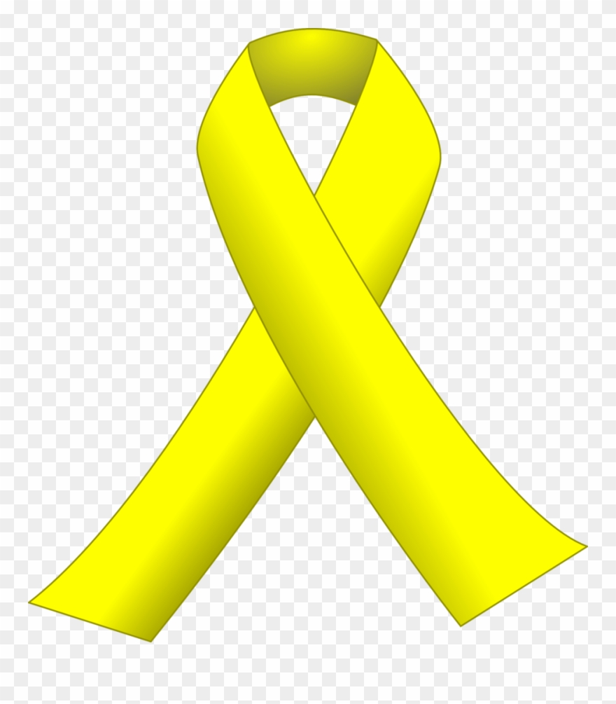 Ribbon Clipart, Vector Clip Art Online, Royalty Free - Yellow Ribbon - Png Download