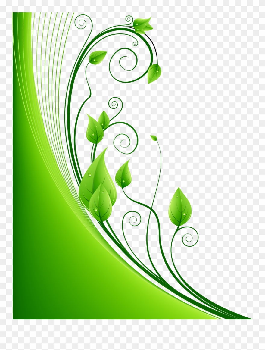 Greenery Vector Floral - Vector Green Clipart