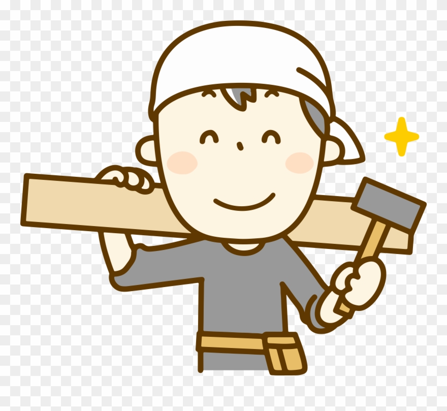 Big Image - イラスト 大工 Clipart