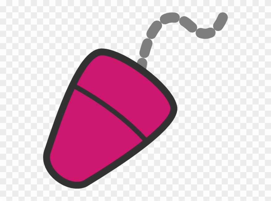 Computer Mouse Clipart Pink - Png Download