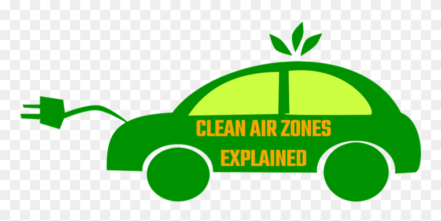 Clarifying Clean Air Zones - Electric Vehicle Clip Art - Png Download