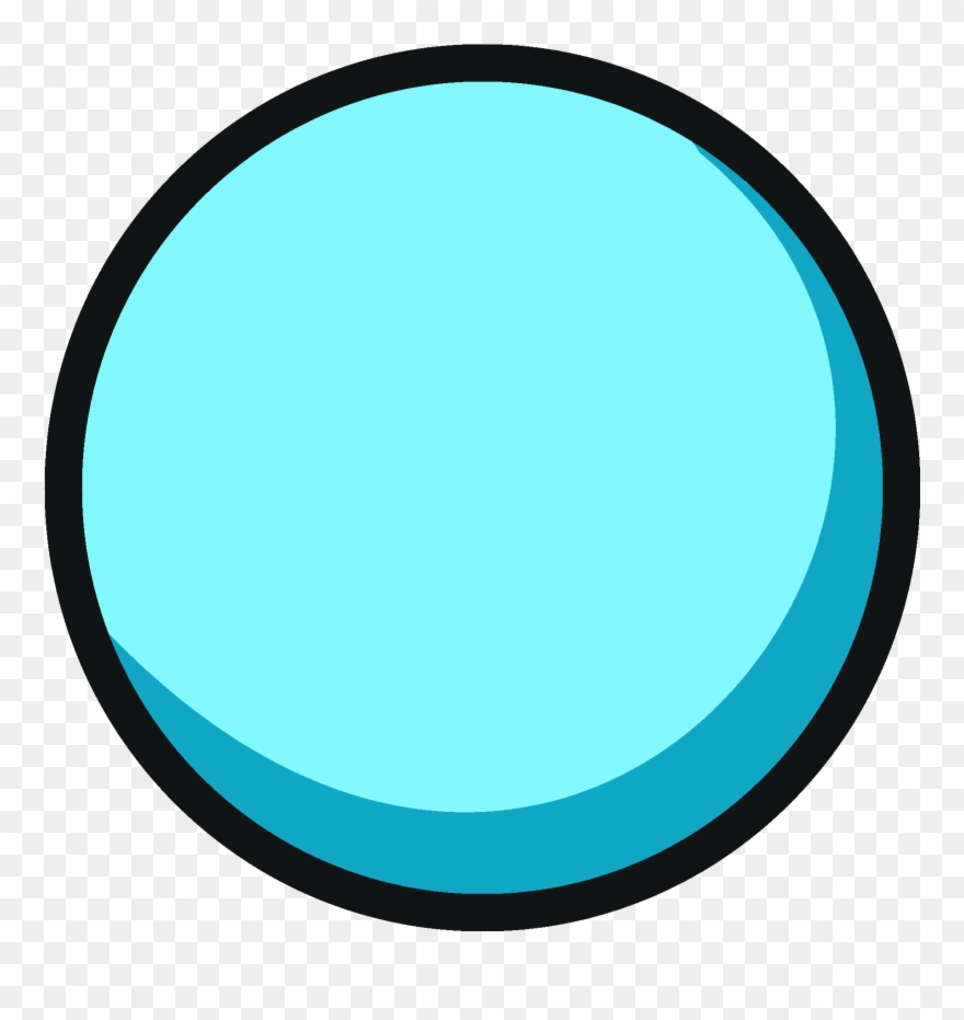 Gem Clipart Aqua - Circle - Png Download