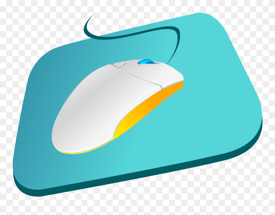 Computer Mouse Mousepad Clip Art And Pad - Mousepad - Png Download