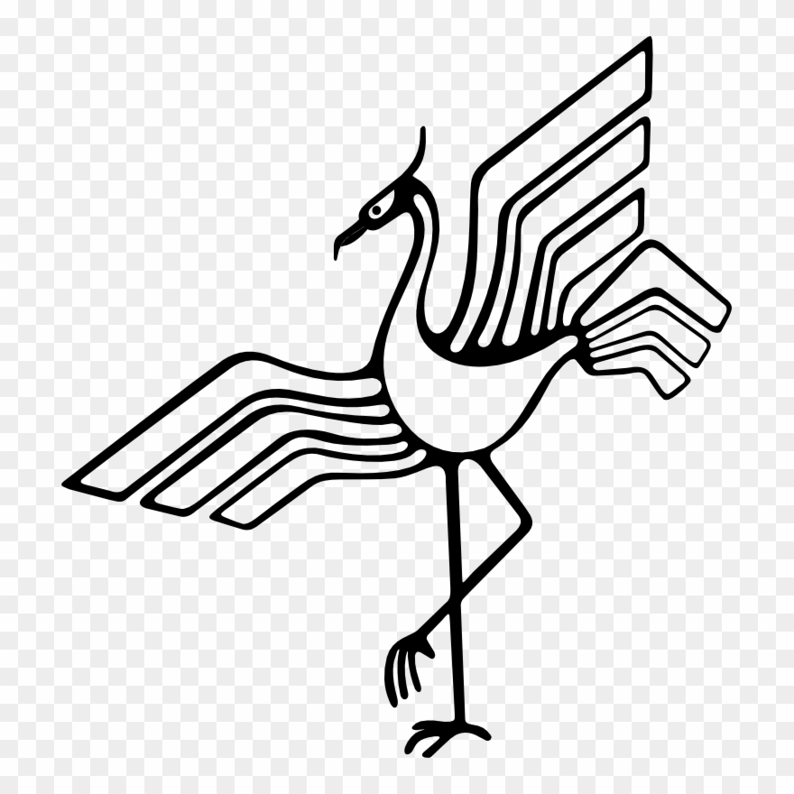 Crane Illustrations Public Domain Clipart