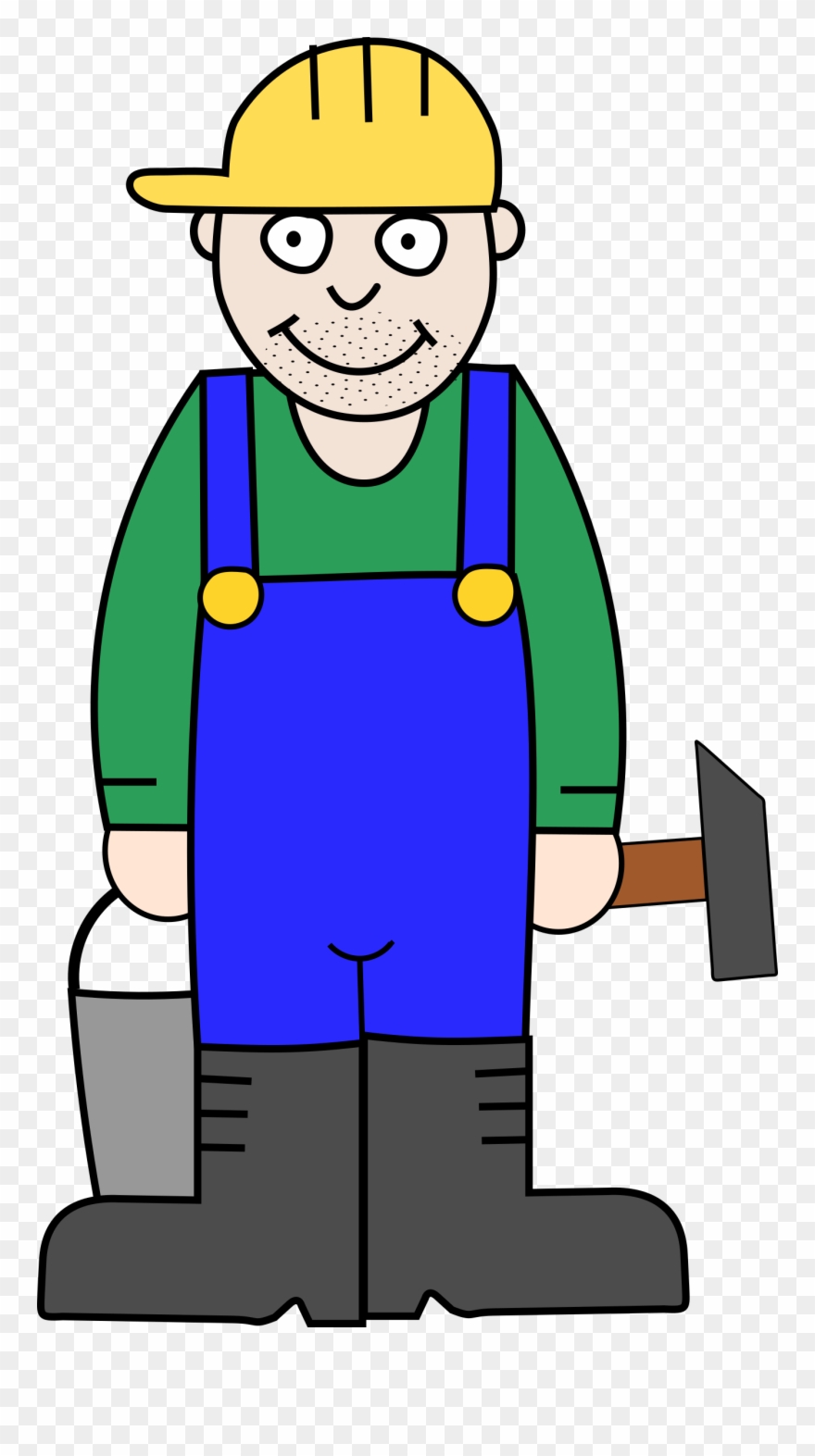 Big Image - Cartoon Farmer Clipart