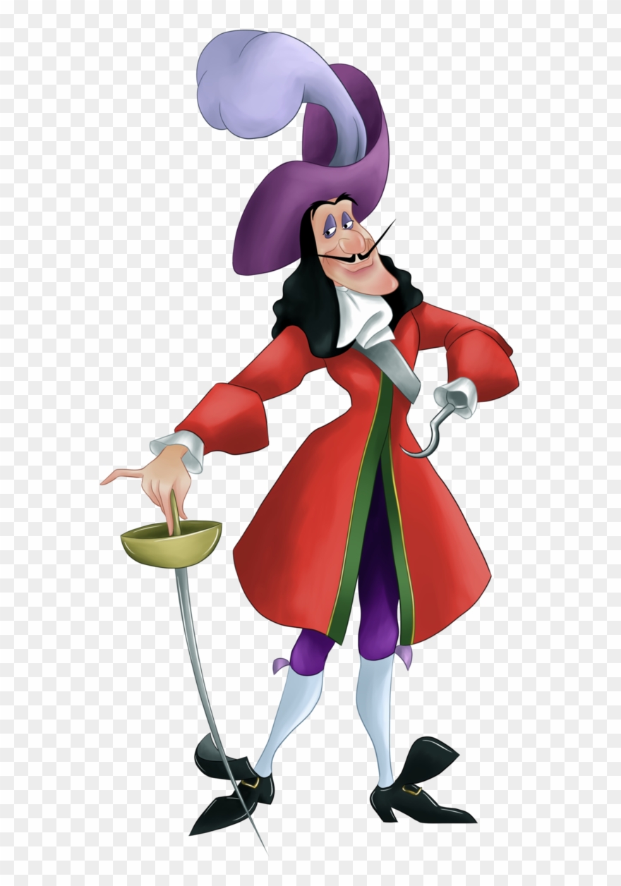 Captain Hook Hans Conried Is A Pirate - Captain Hook Png Clipart