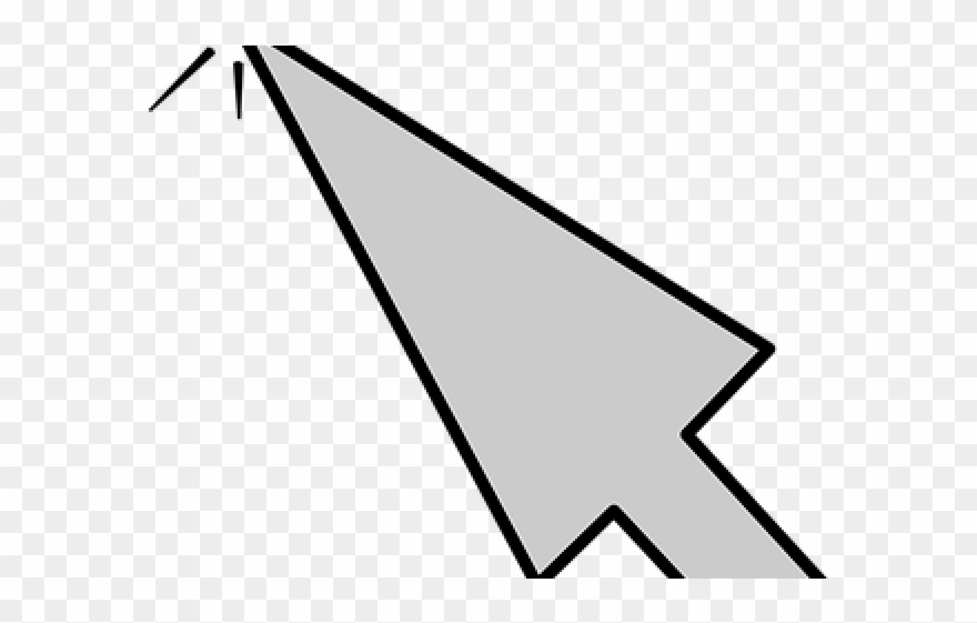 Computer Mouse Clipart Arrow - Pointer - Png Download