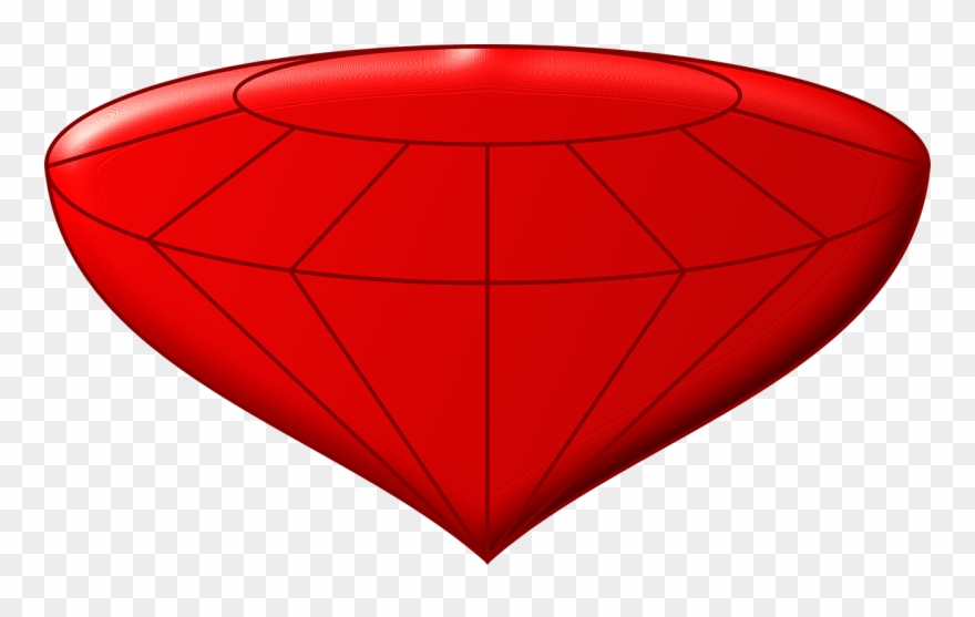 Gemstone Clipart Red Gem - Png Download