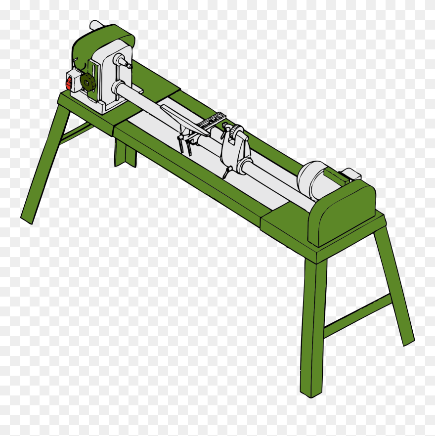 Lathe Turning Tool Workshop Carpenter - Alat Alat Mesin Kayu Clipart