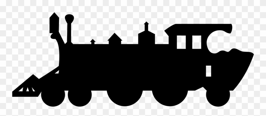 Steam Locomotive At Getdrawings - Train Png Clipart Silhouette Transparent Png