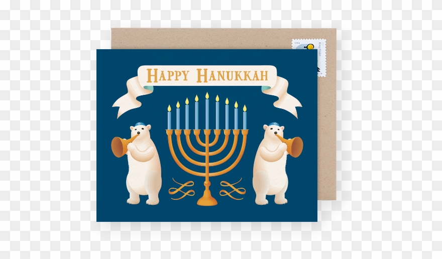 Clapclap151 - Chanukah Polar Bear Clipart