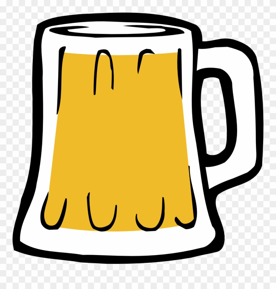 Onlinelabels Clip Art - Cartoon Beer - Png Download