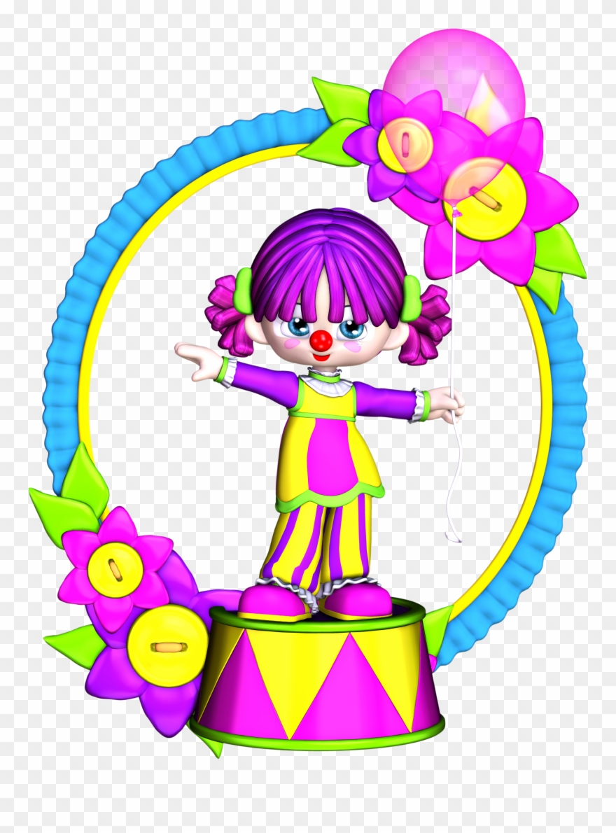 Free Birthday Clown Clipart - Clown Birthday Clipart - Png Download