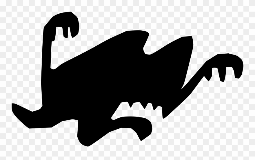 Computer Mouse Silhouette Cartoon - Phantom Clipart - Png Download