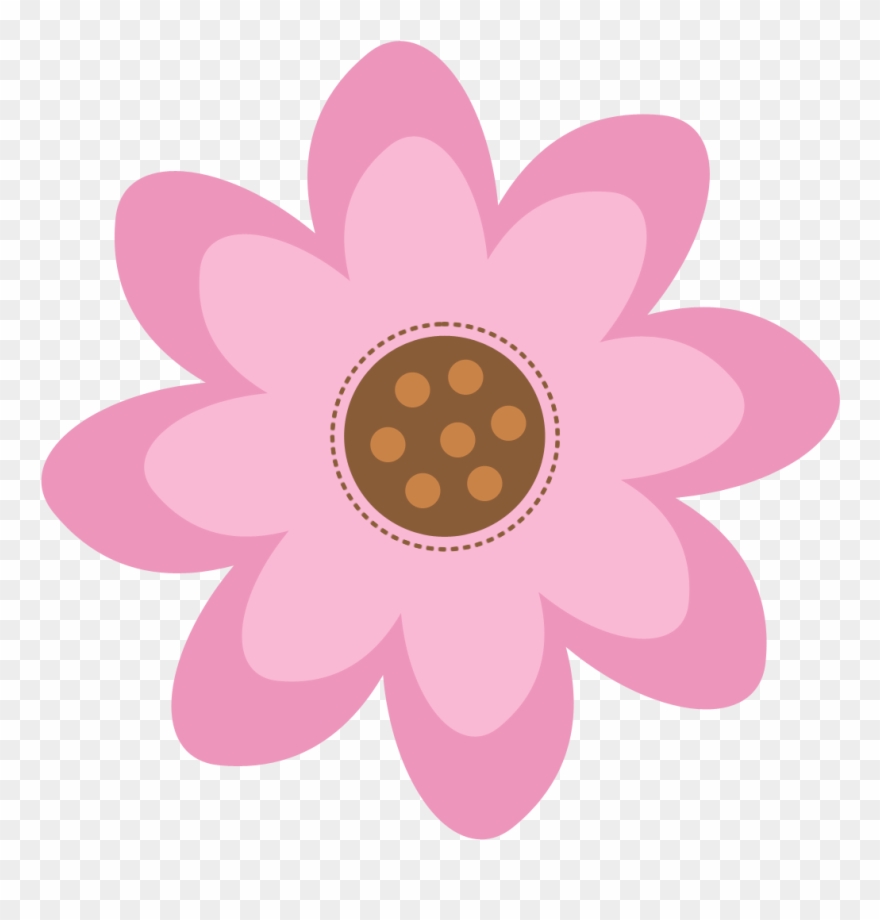 B *✿* Sueños En Rosa Baby Clip Art, Say Hello, - Flower - Png Download