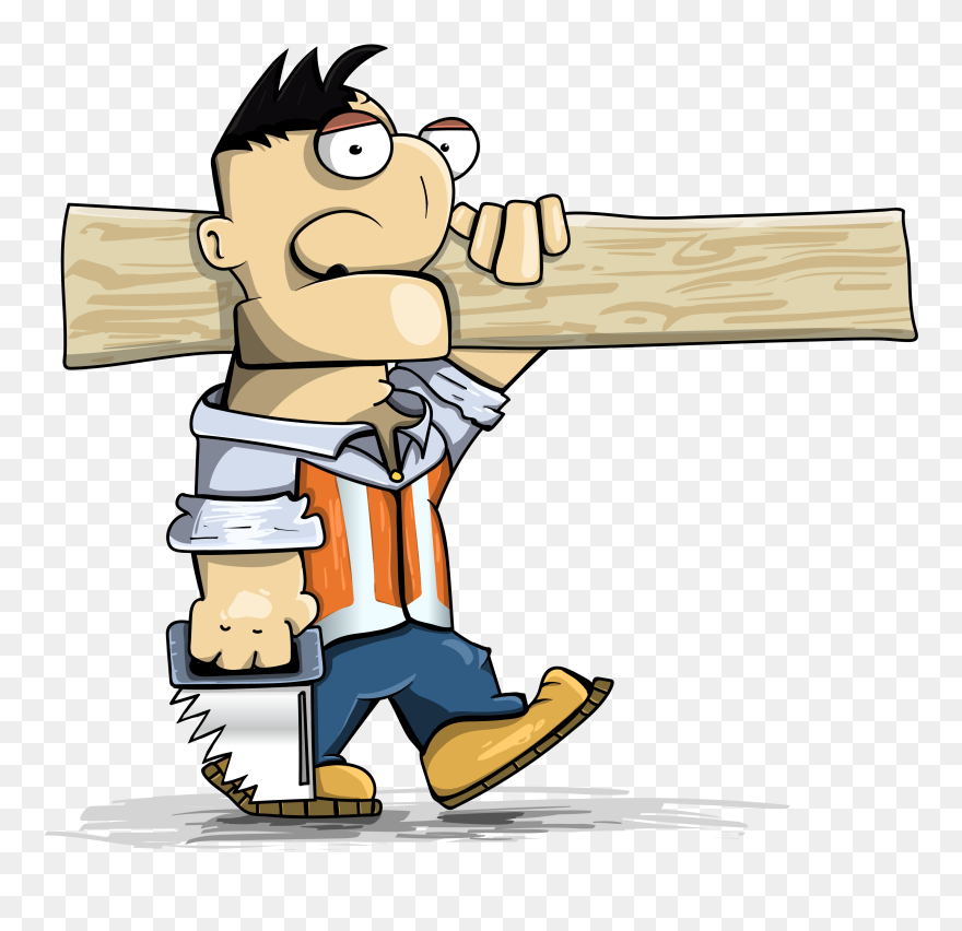 Carpenter Vector Svg Library Download - Carpenters Clipart