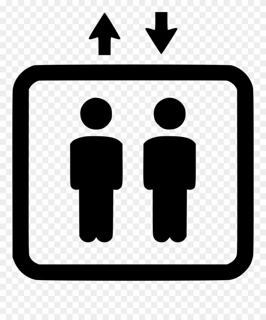 Elevator Vector Button Picture Library Library - Elevator Icon Png Clipart