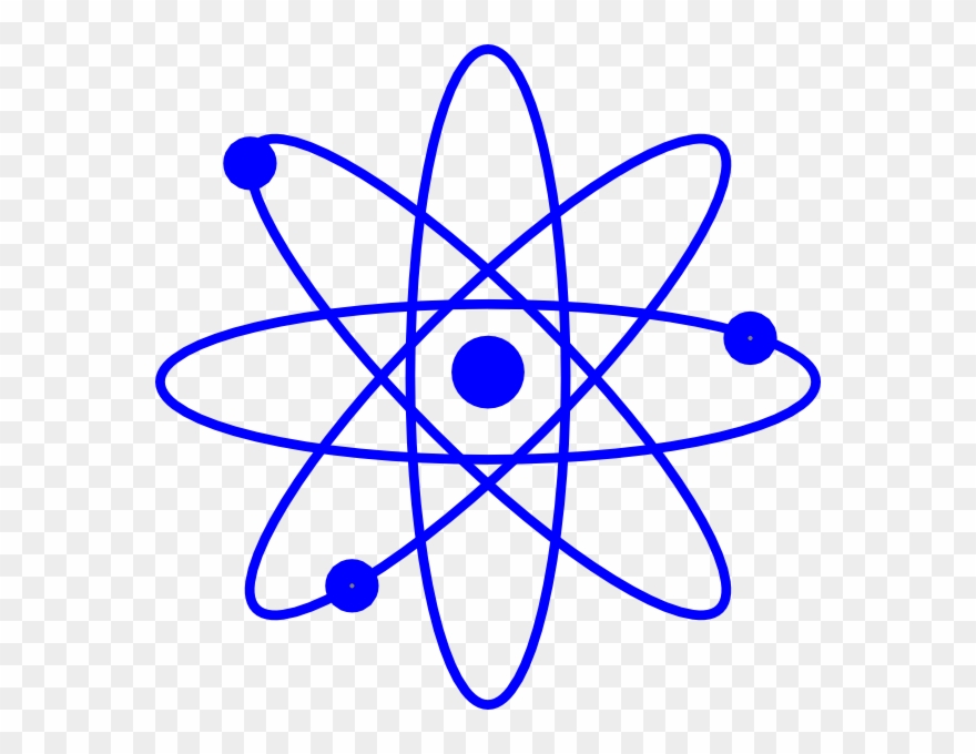 Blue Energy Cliparts - Blue Atom - Png Download