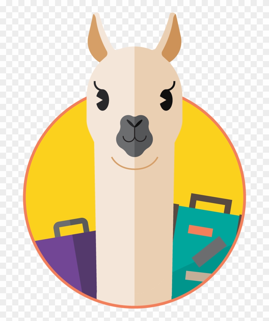 Alpaca Your Suitcase We Re Going On - Mammal Clipart