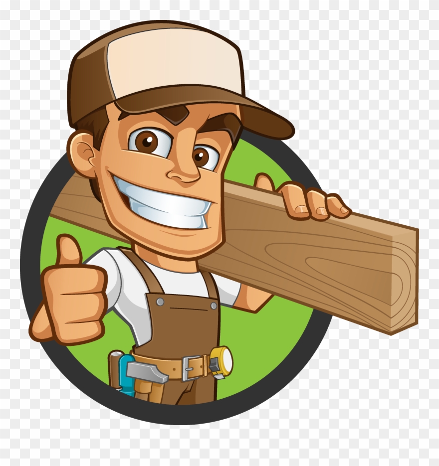 Clip Art Free Download Contact Do It Yourself - Imagenes De Carpinteros En Caricatura - Png Download