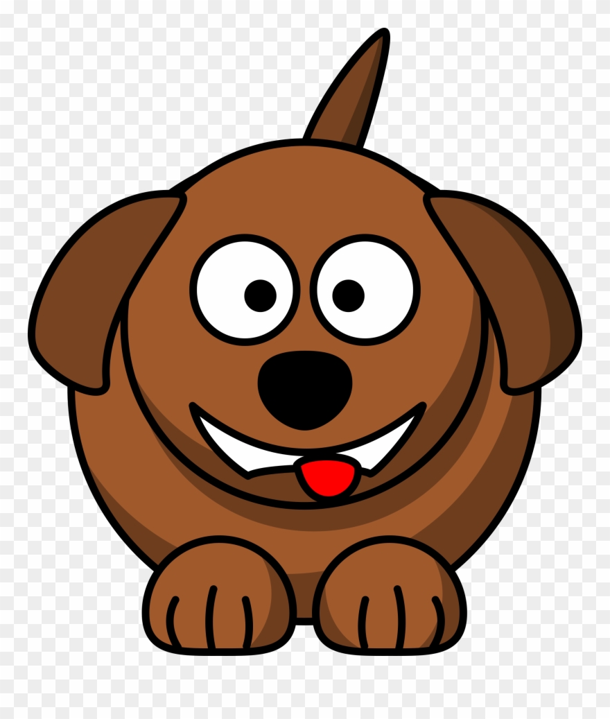 Cute Dog Clipart, Dog Cartoon Clipart, Free Dog Clipart - Cartoon Dog Clipart - Png Download