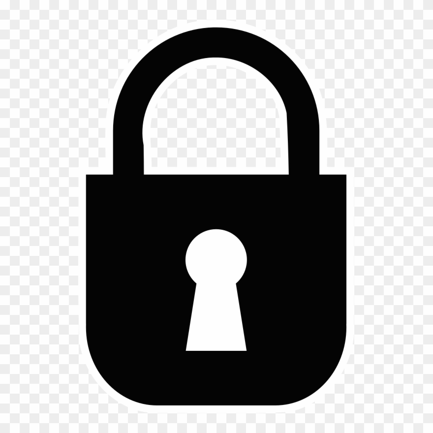 Padlock Computer Icons Pin Tumbler Lock - Lock Icon Vector Png Clipart