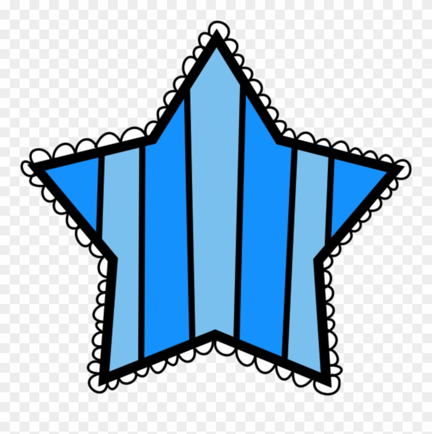 *✿*estrella*✿* - Star With Polka Dots Clipart