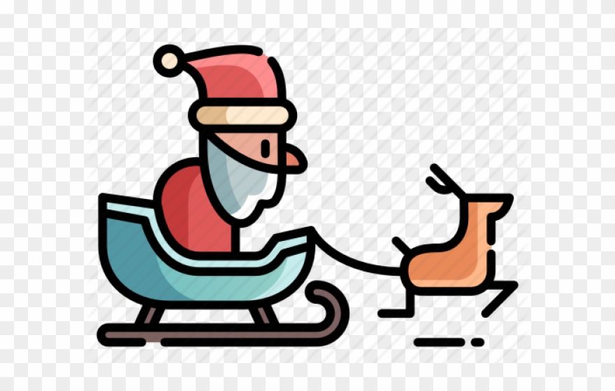 Sleigh Clipart Snow Sled - Sled - Png Download