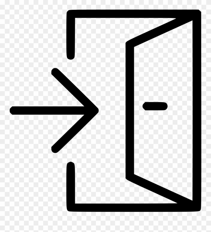 Elevator Clipart Door Outline - Png Door Exit Transparent Png