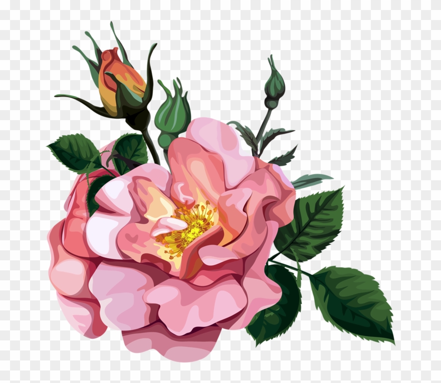 Rose Bouquet Cli Part Transparent Bouquet Clipart Transparent Png Download Pinclipart