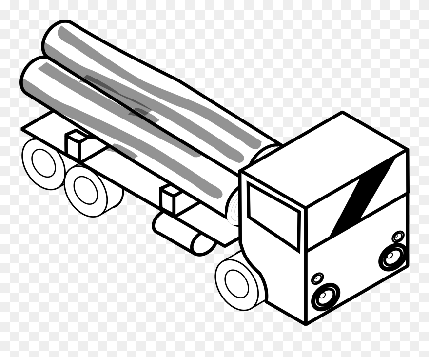 Commons - Wikimedia - Org Colouringbook - - Clipart Toy Truck Drawing - Png Download