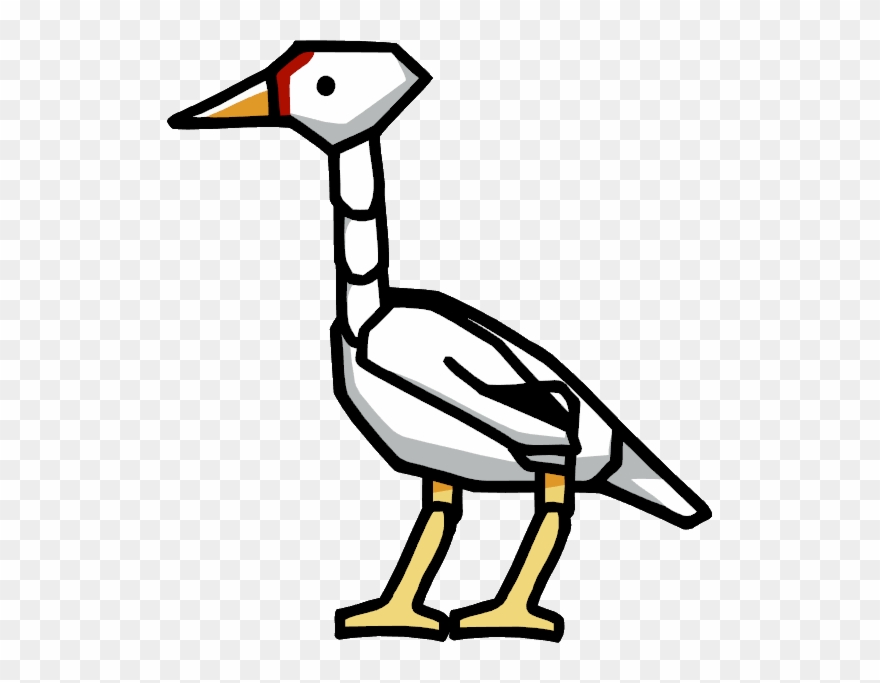 Crane Clipart Crane Bird - Crane Bird Emoji - Png Download
