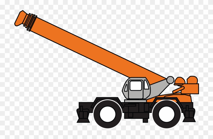 Crane Clipart Vertical - Crane - Png Download