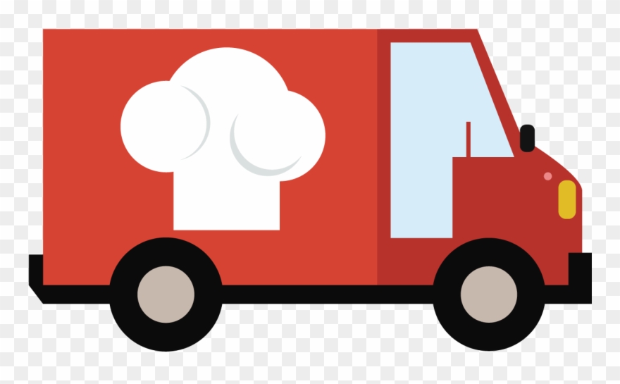Sticker Advertising Decal Clip - Food Truck Stickers - Png Download